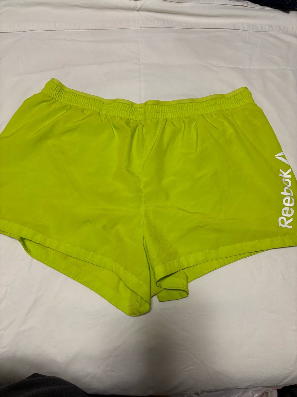 Reebok Women's Lime Green Athletic Shorts